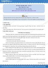 Đề thi học kì 2 Tiếng Việt 4 - Đề số 4